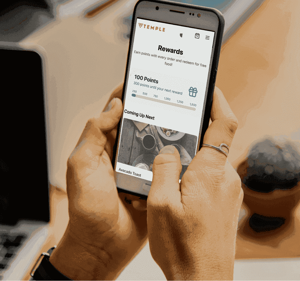 App móvil y programa de puntos