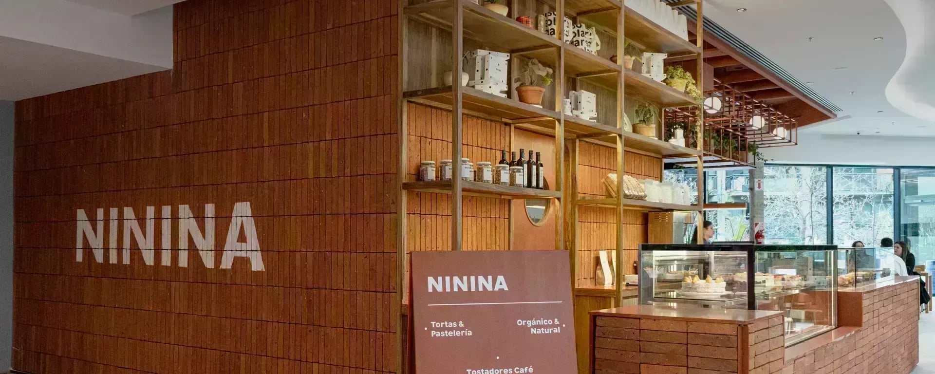 Ninina serving corporate lunch